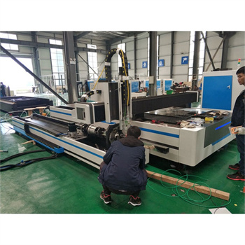 Jinan JQ 1530E alta efikeco utilaj ekonomiaj metalaj materialoj telero tranĉita portebla fibra lasera tranĉmaŝino