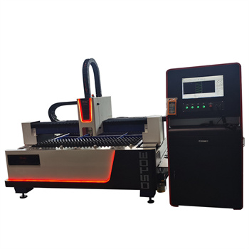 Fibro lasero 4000W 6000W CNC metala lasero tranĉmaŝino